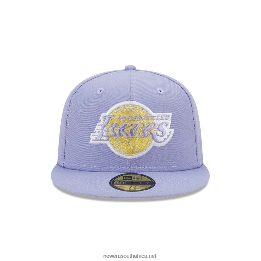LA Lakers Light Fantasy Purple 59FIFTY Fitted Cap New Era TRBRBN7