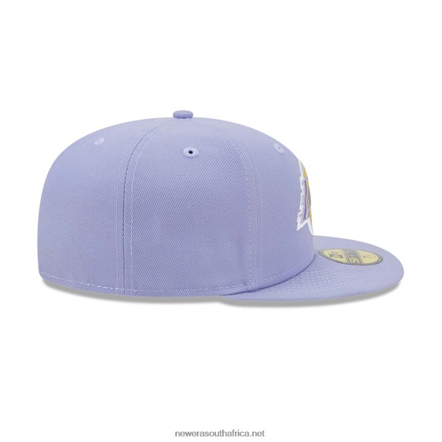 LA Lakers Light Fantasy Purple 59FIFTY Fitted Cap New Era TRBRBN7