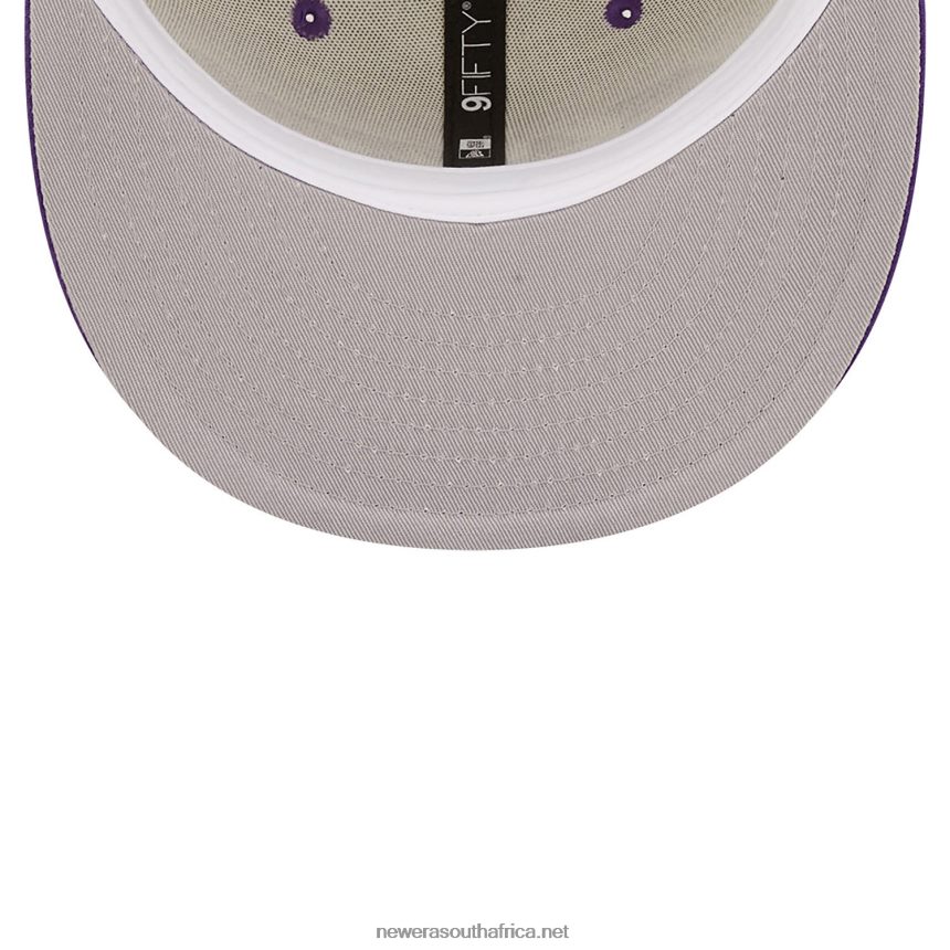 LA Lakers Logo Blend White 9FIFTY Snapback Cap New Era TRBRBN2010