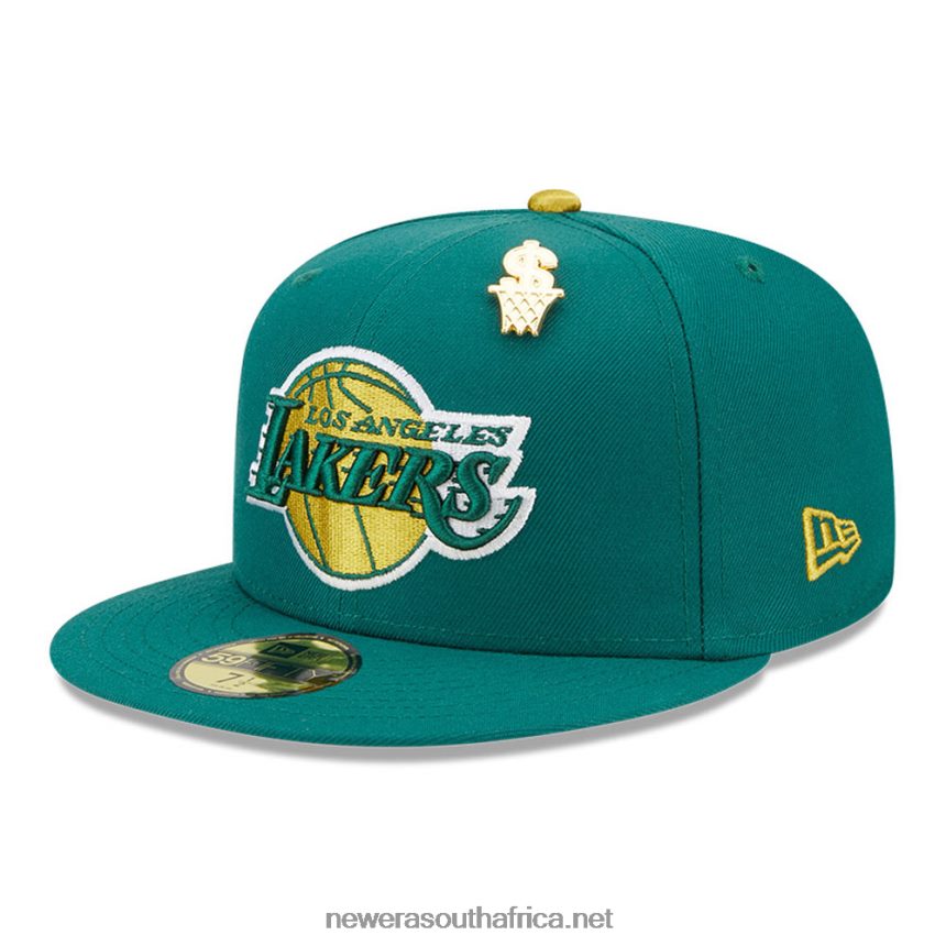 LA Lakers Max Bet Green 59FIFTY Fitted Cap New Era TRBRBN332