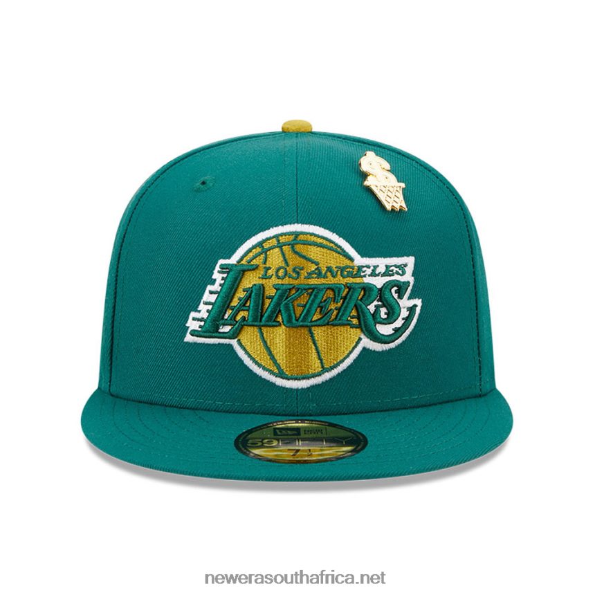 LA Lakers Max Bet Green 59FIFTY Fitted Cap New Era TRBRBN332