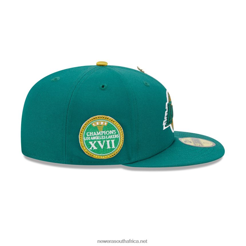 LA Lakers Max Bet Green 59FIFTY Fitted Cap New Era TRBRBN332