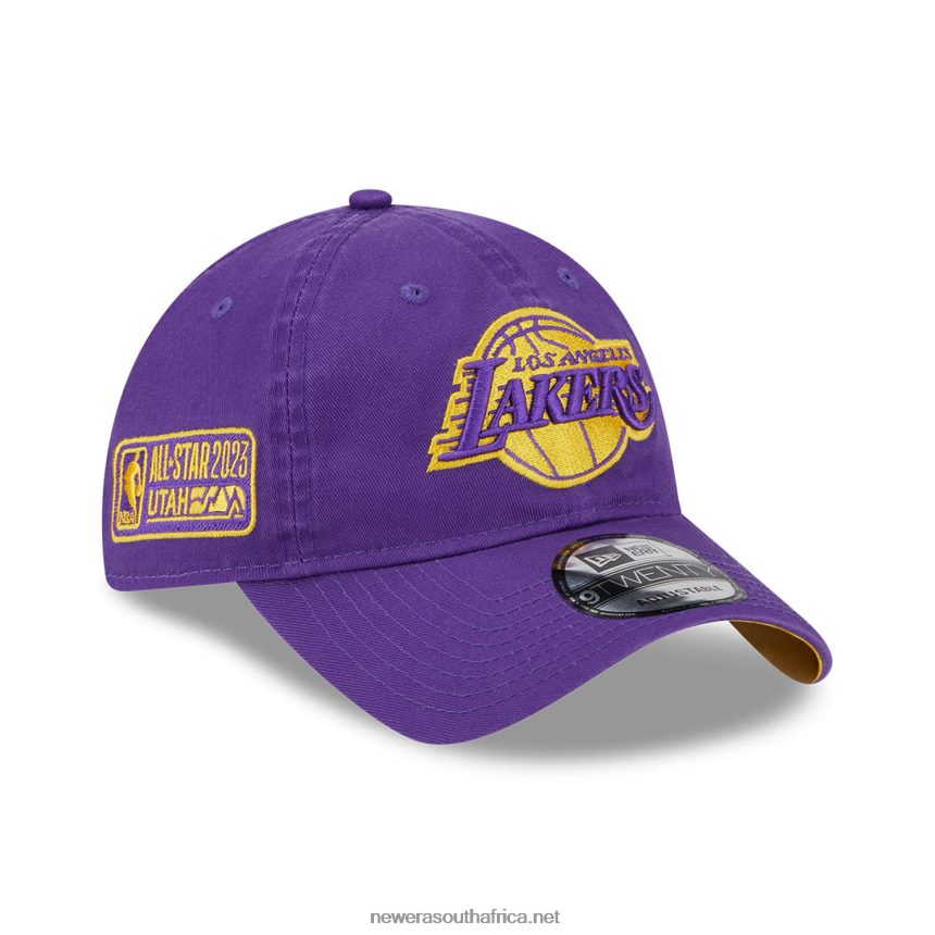 LA Lakers NBA All Star Game Purple 9TWENTY Adjustable Cap New Era TRBRBN2221