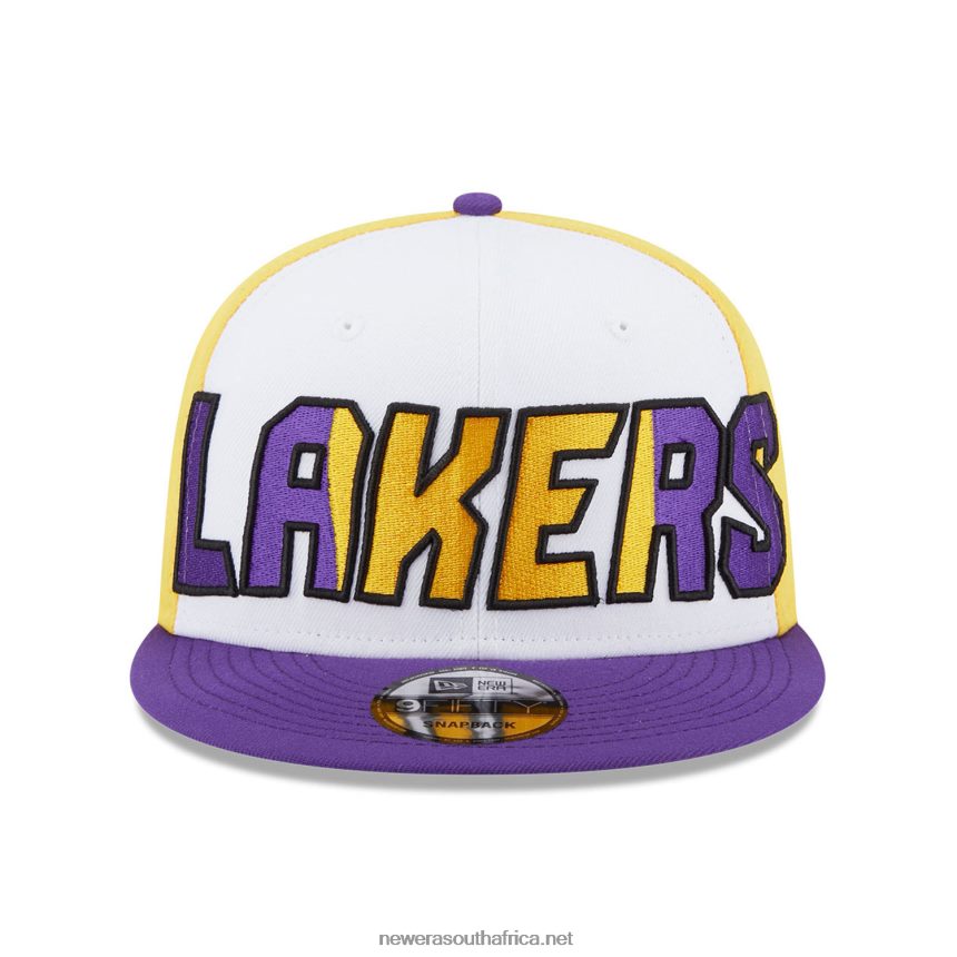 LA Lakers NBA Back Half Purple 9FIFTY Snapback Cap New Era TRBRBN1937