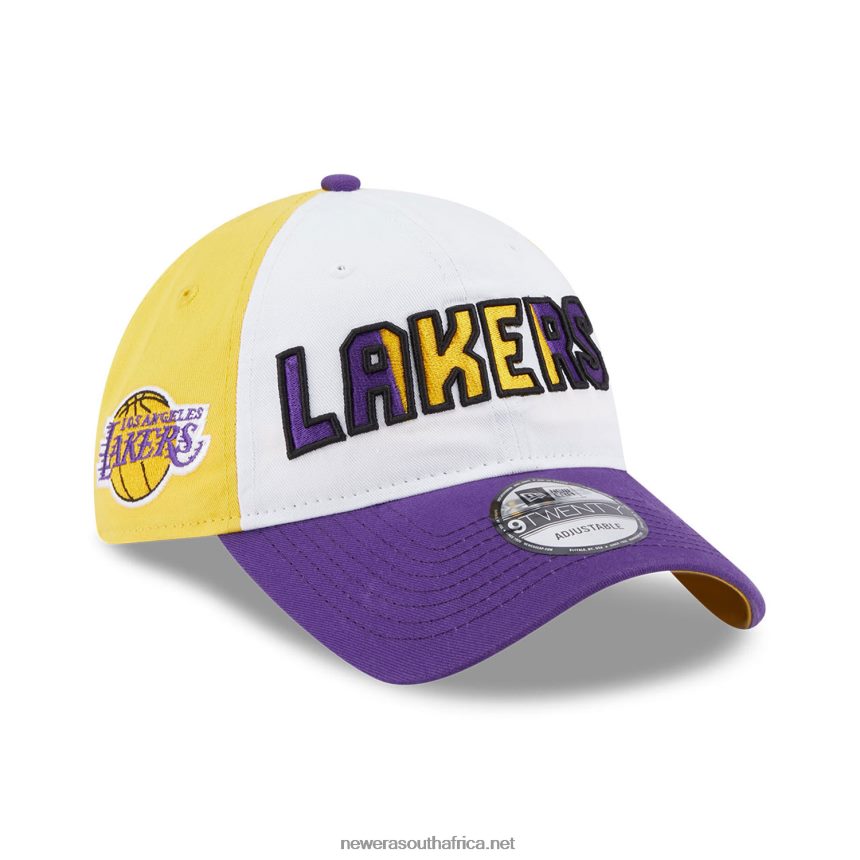 LA Lakers NBA Back Half Purple 9TWENTY Adjustable Cap New Era TRBRBN2224