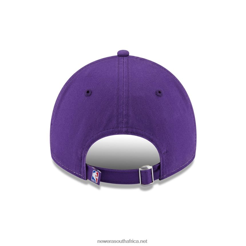 LA Lakers NBA Back Half Purple 9TWENTY Adjustable Cap New Era TRBRBN2224