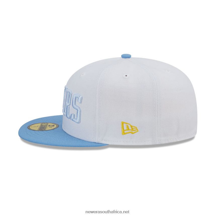 LA Lakers NBA Classic White 59FIFTY Fitted Cap New Era TRBRBN22
