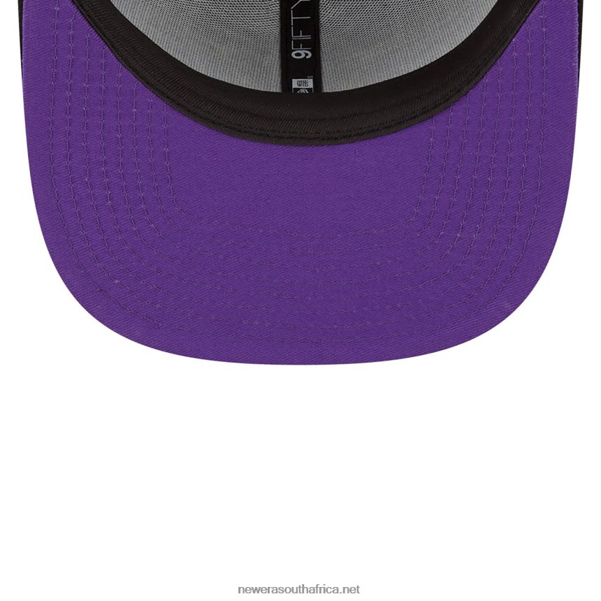 LA Lakers NBA x Marvel Iron Man Black 9FIFTY Snapback Cap New Era TRBRBN1948