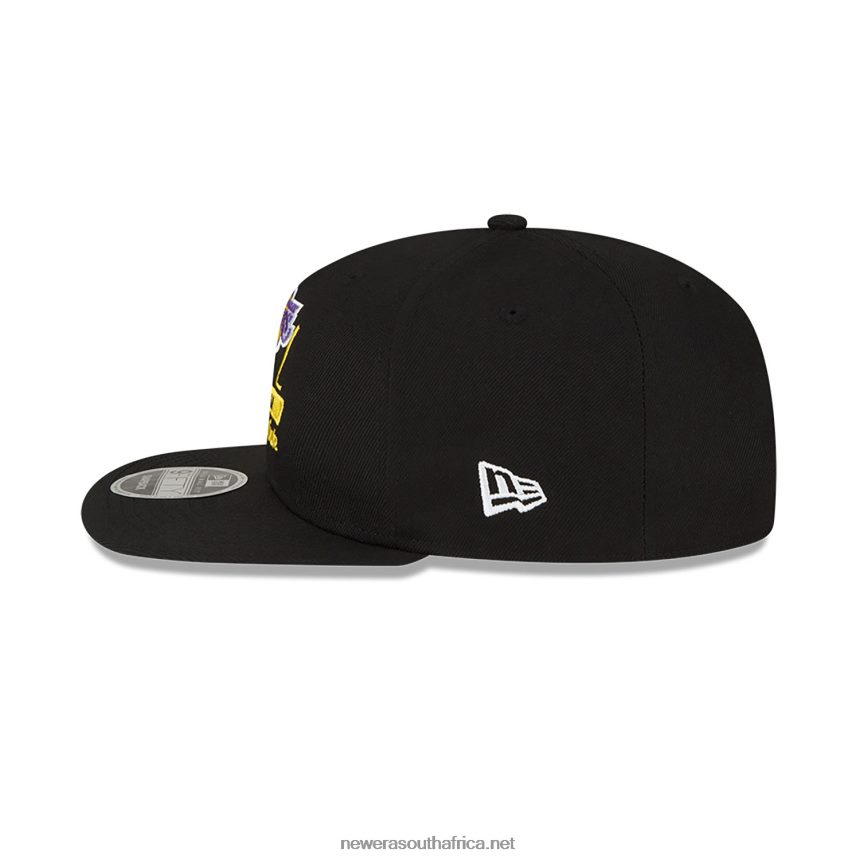 LA Lakers NBA x Marvel Iron Man Black 9FIFTY Snapback Cap New Era TRBRBN1948