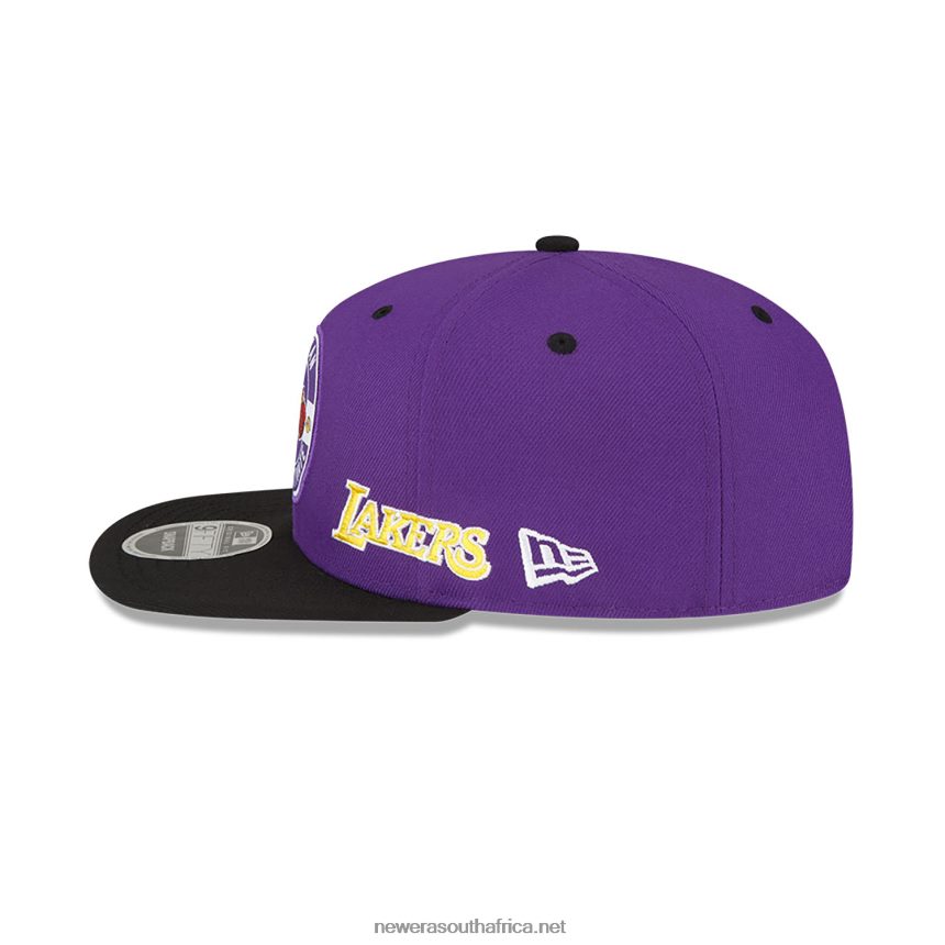 LA Lakers NBA x Marvel Iron Man Purple 9FIFTY Snapback Cap New Era TRBRBN1906