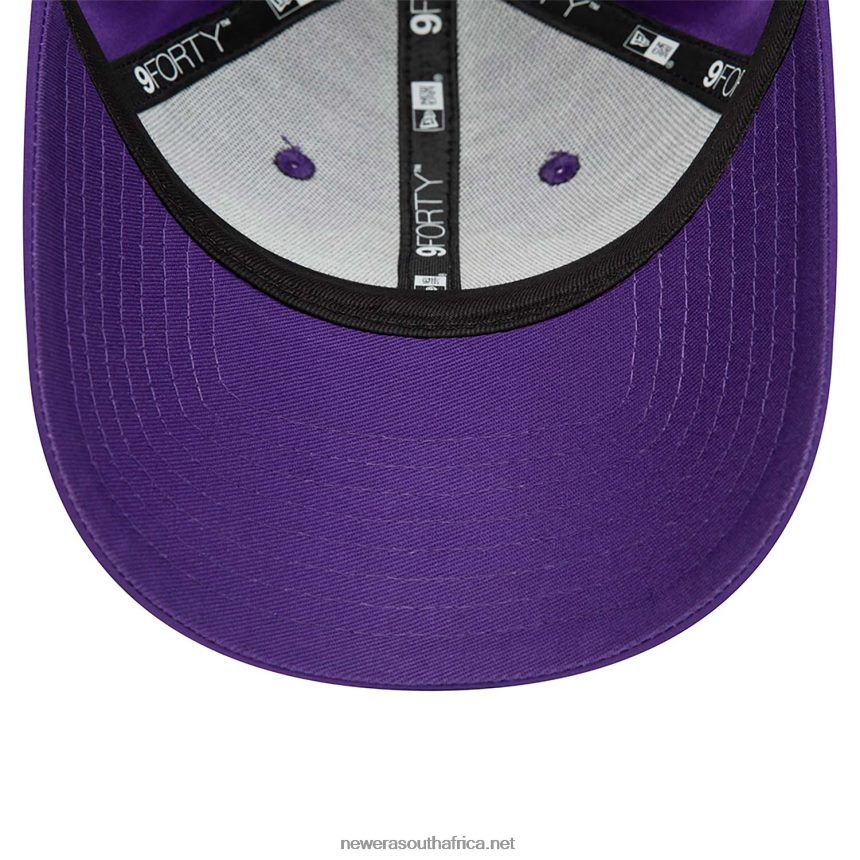 LA Lakers Print Infill Purple 9FORTY Adjustable Cap New Era TRBRBN1566