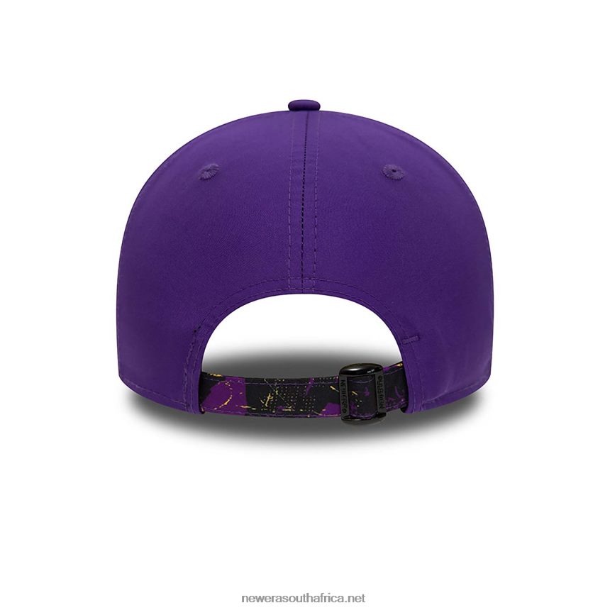 LA Lakers Print Infill Purple 9FORTY Adjustable Cap New Era TRBRBN1566