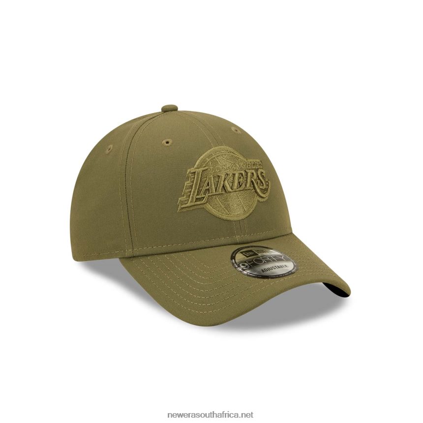 LA Lakers Repreve Medium Green 9FORTY Adjustable Cap New Era TRBRBN1482