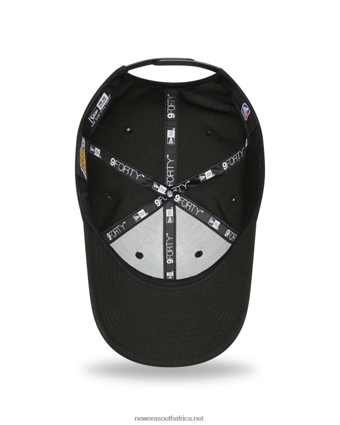 LA Lakers Repreve Neon Black 9FORTY Adjustable Cap New Era TRBRBN1605