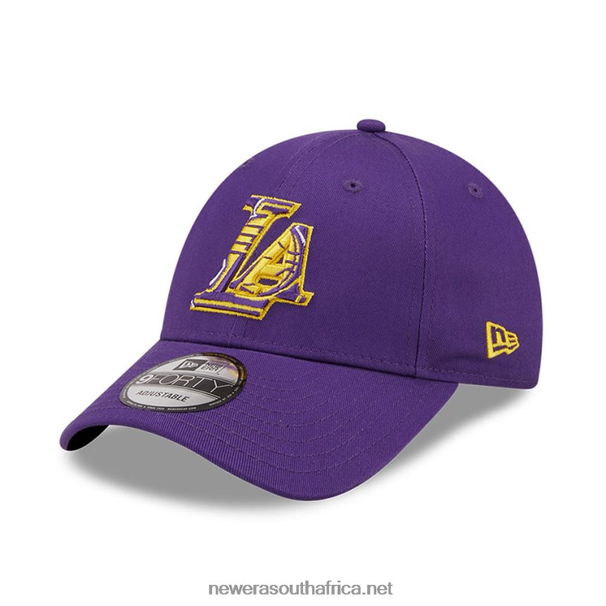 LA Lakers Team Logo Kids Purple 9FORTY Adjustable Cap New Era TRBRBN1572