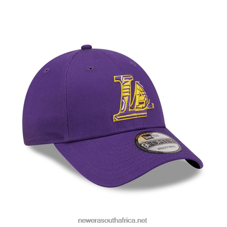 LA Lakers Team Logo Kids Purple 9FORTY Adjustable Cap New Era TRBRBN1572