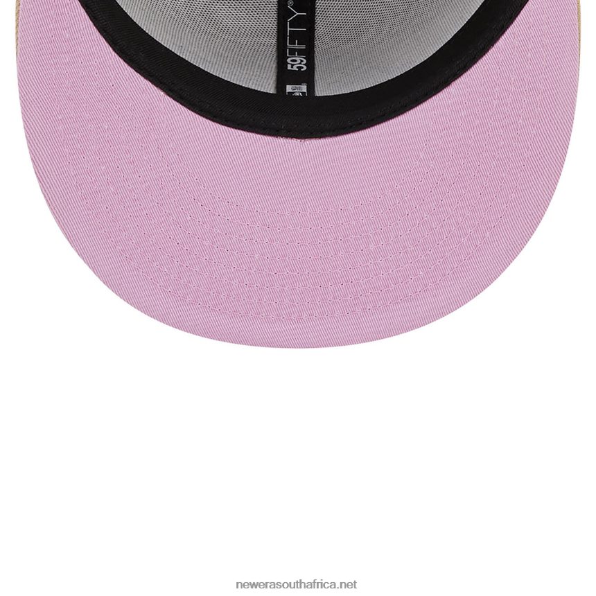 LA Lakers Team Neon Beige 59FIFTY Fitted Cap New Era TRBRBN444