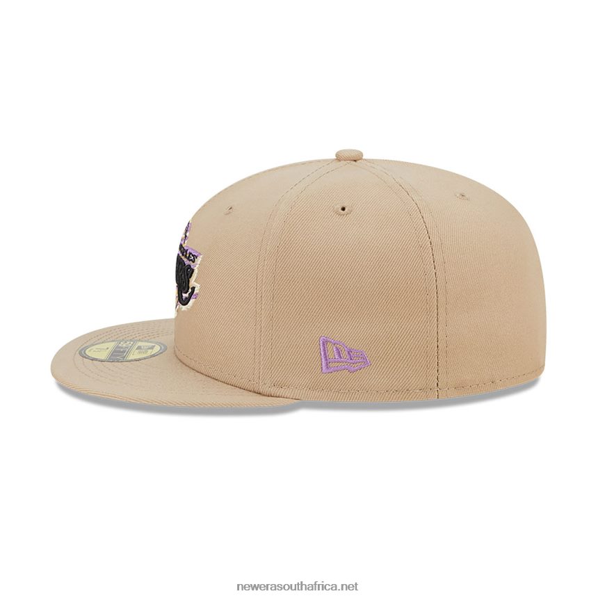 LA Lakers Team Neon Beige 59FIFTY Fitted Cap New Era TRBRBN444