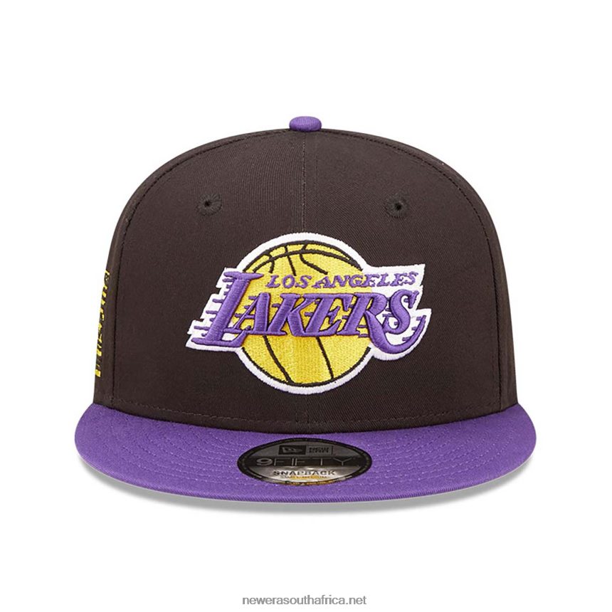 LA Lakers Team Patch Black 9FIFTY Snapback Cap New Era TRBRBN2111