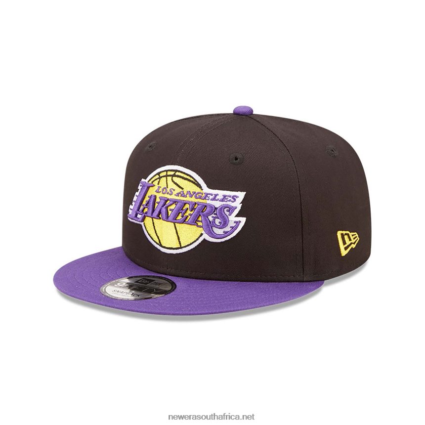 LA Lakers Team Patch Black 9FIFTY Snapback Cap New Era TRBRBN2111