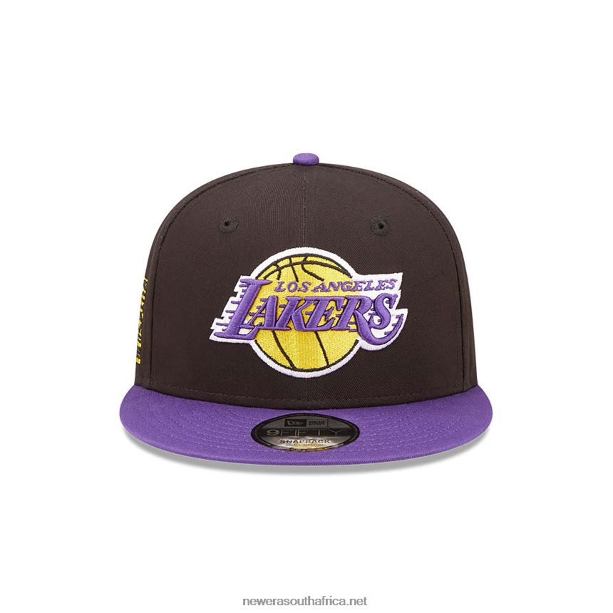 LA Lakers Team Patch Black 9FIFTY Snapback Cap New Era TRBRBN2111