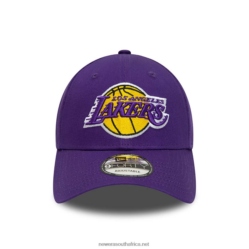 LA Lakers Team Side Patch Purple 9FORTY Adjustable Cap New Era TRBRBN1713