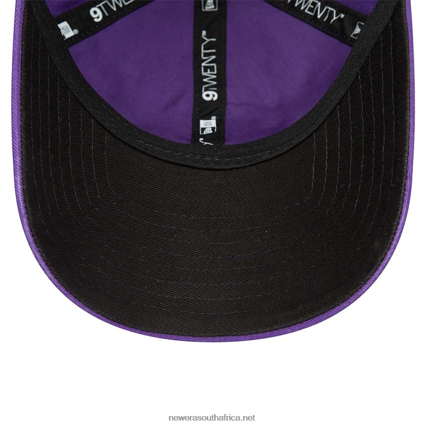 LA Lakers Wash Wordmark Purple 9TWENTY Adjustable Cap New Era TRBRBN2211