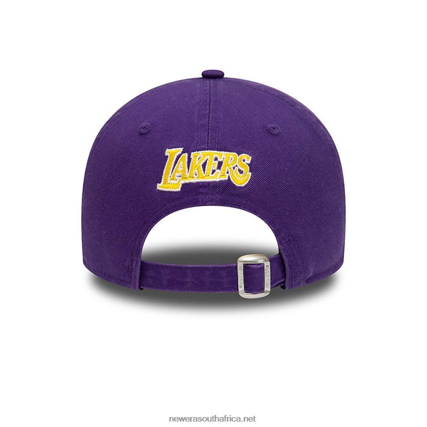 LA Lakers Wash Wordmark Purple 9TWENTY Adjustable Cap New Era TRBRBN2211