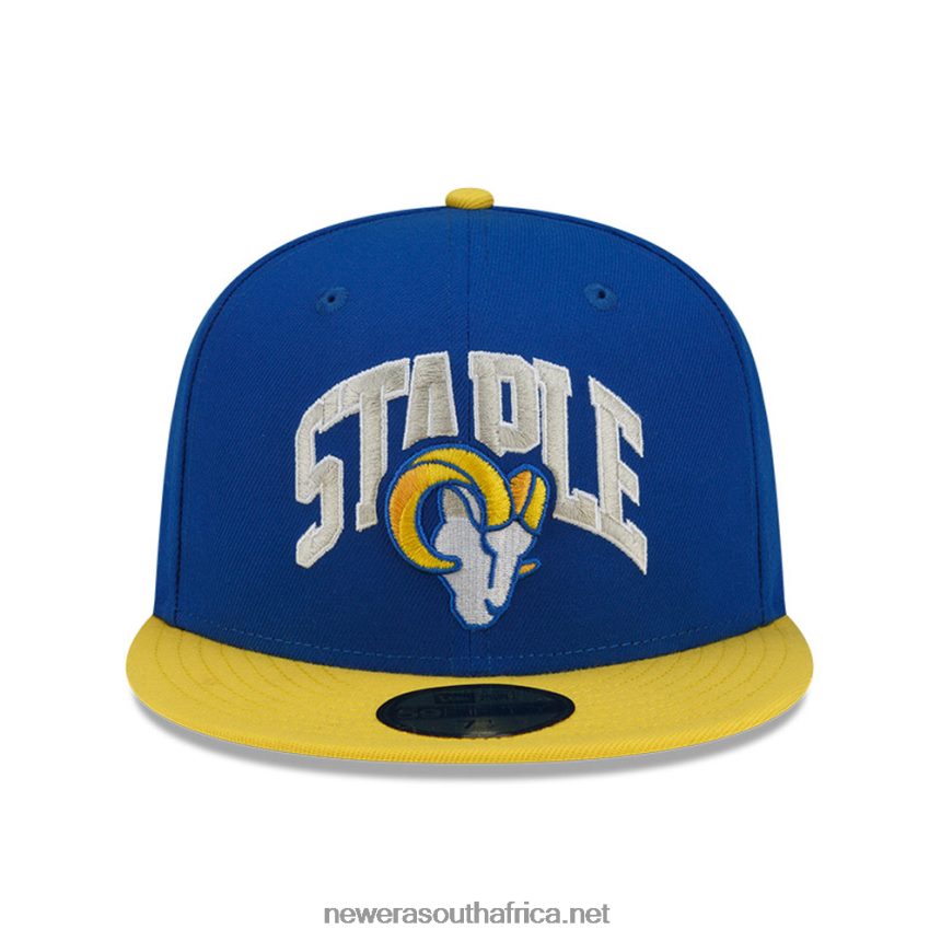 LA Rams x Staple Blue 59FIFTY Fitted Cap New Era TRBRBN299