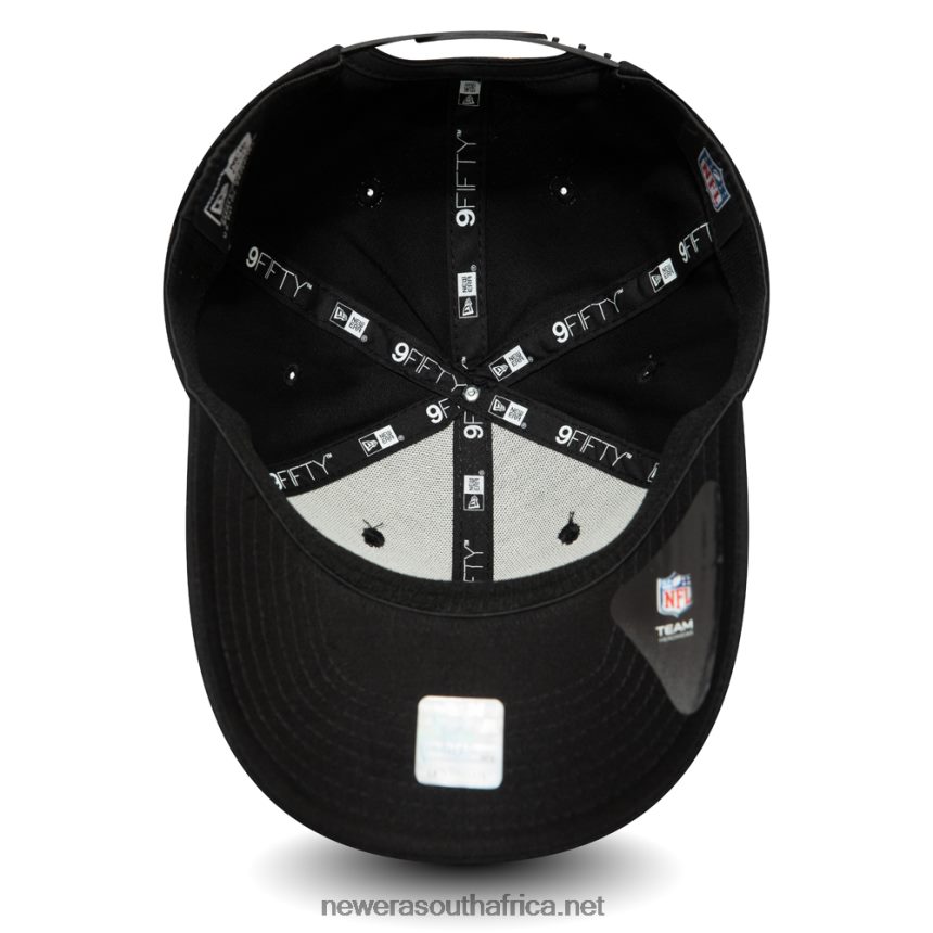 Las Vegas Raiders Black 9FIFTY Stretch Snap Cap New Era TRBRBN1905