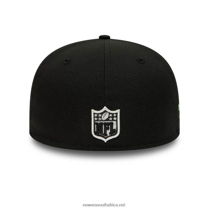 Las Vegas Raiders Citrus Pop Black 59FIFTY Fitted Cap New Era TRBRBN463