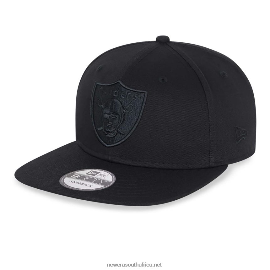 Las Vegas Raiders NFL Black On Black 9FIFTY Cap New Era TRBRBN2056