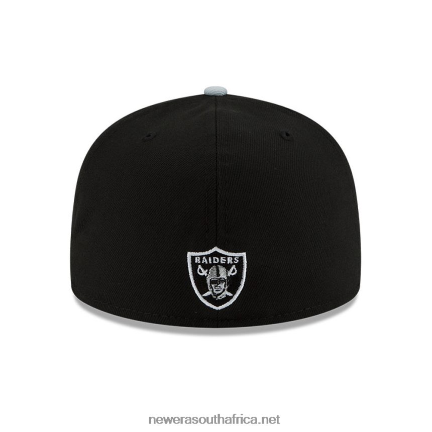 Las Vegas Raiders NFL Draft Black 59FIFTY Fitted Cap New Era TRBRBN973