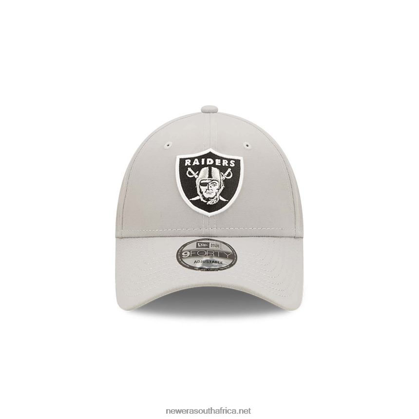 Las Vegas Raiders Repreve Grey 9FORTY Adjustable Cap New Era TRBRBN1503
