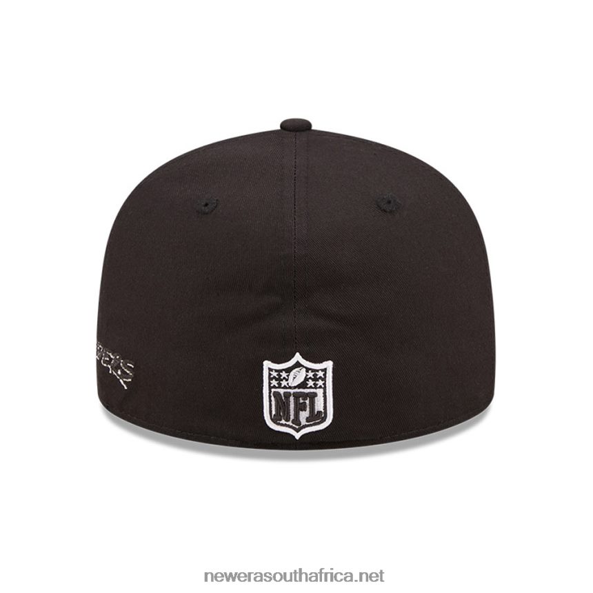 Las Vegas Raiders Team City Patch Black 59FIFTY Fitted Cap New Era TRBRBN414