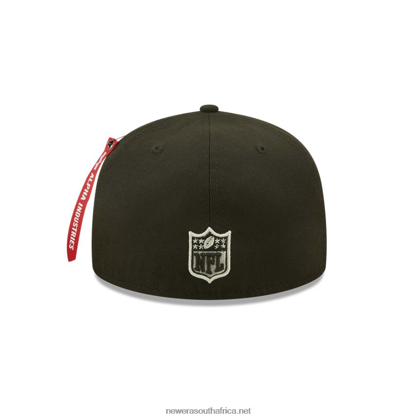 Las Vegas Raiders x Alpha Industries Black 59FIFTY Fitted Cap New Era TRBRBN424