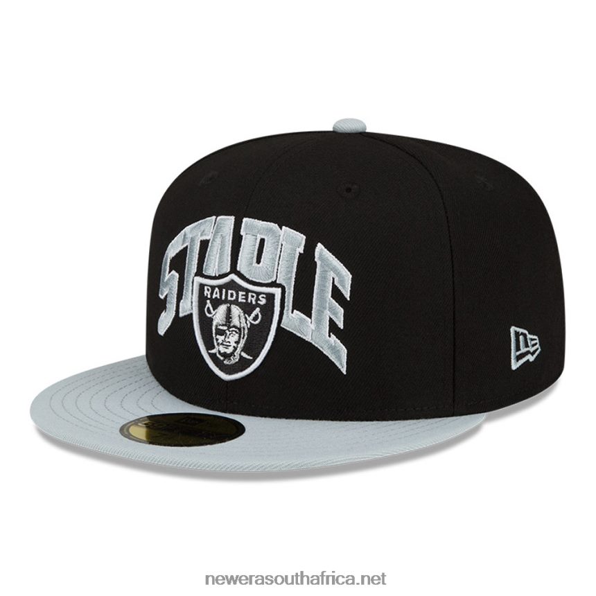 Las Vegas Raiders x Staple Black 59FIFTY Fitted Cap New Era TRBRBN237