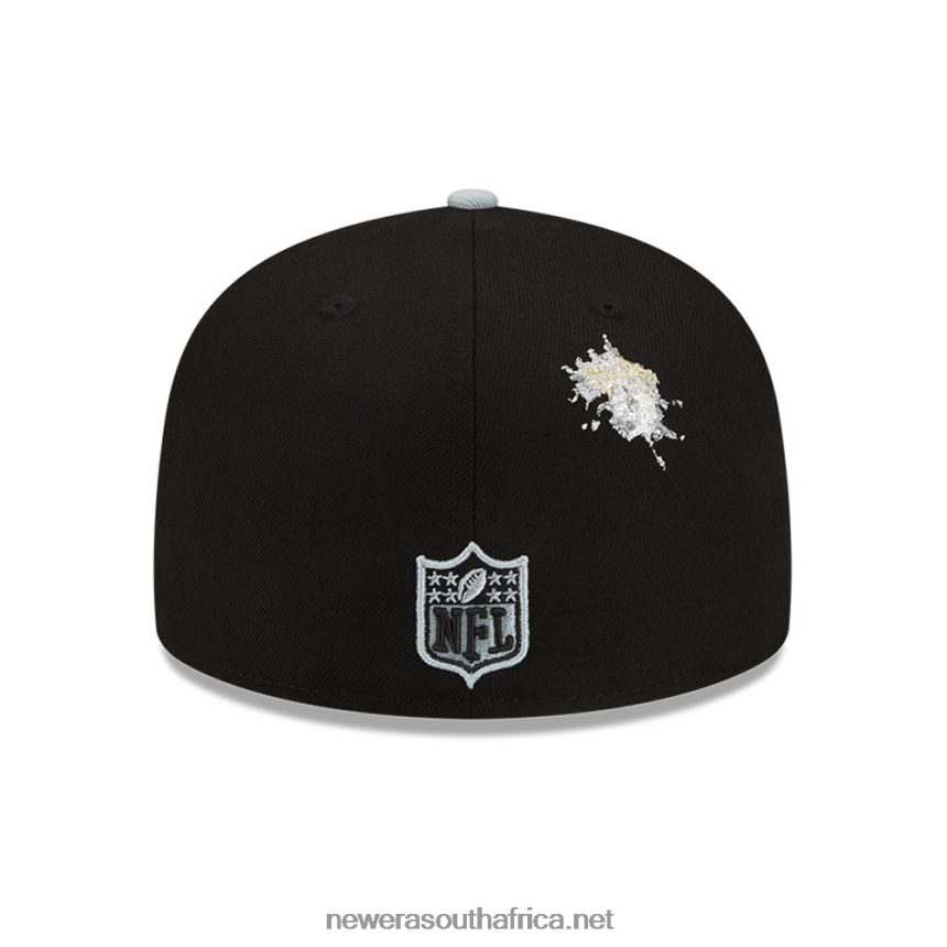 Las Vegas Raiders x Staple Black 59FIFTY Fitted Cap New Era TRBRBN237