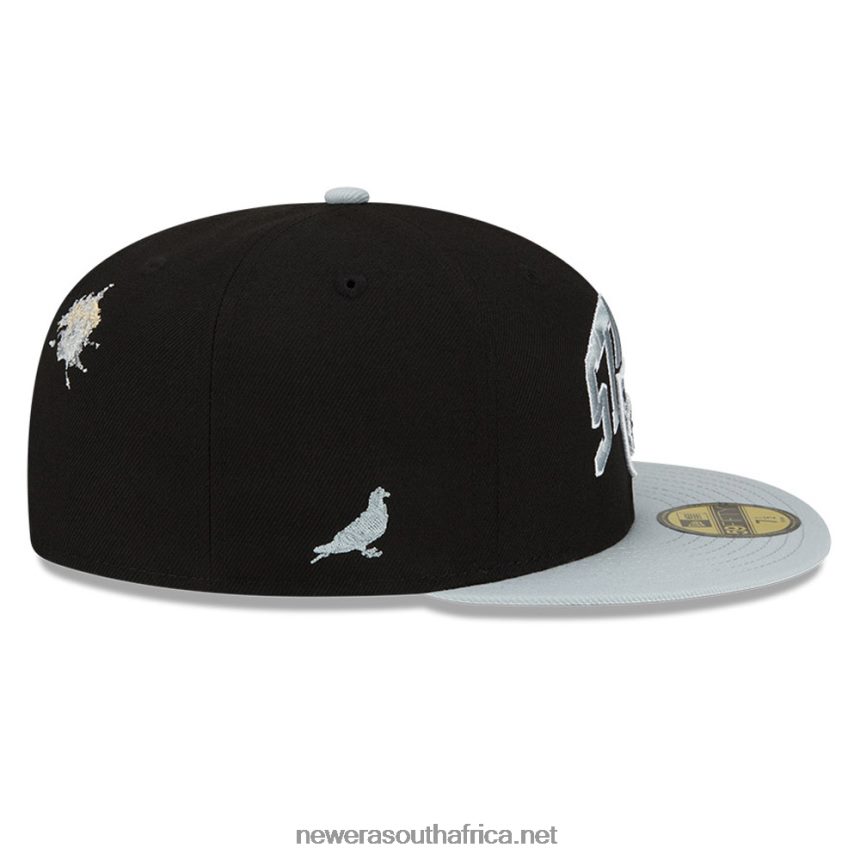 Las Vegas Raiders x Staple Black 59FIFTY Fitted Cap New Era TRBRBN237