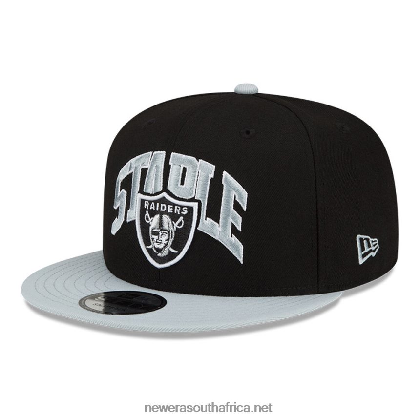 Las Vegas Raiders x Staple Black 9FIFTY Snapback Cap New Era TRBRBN2014