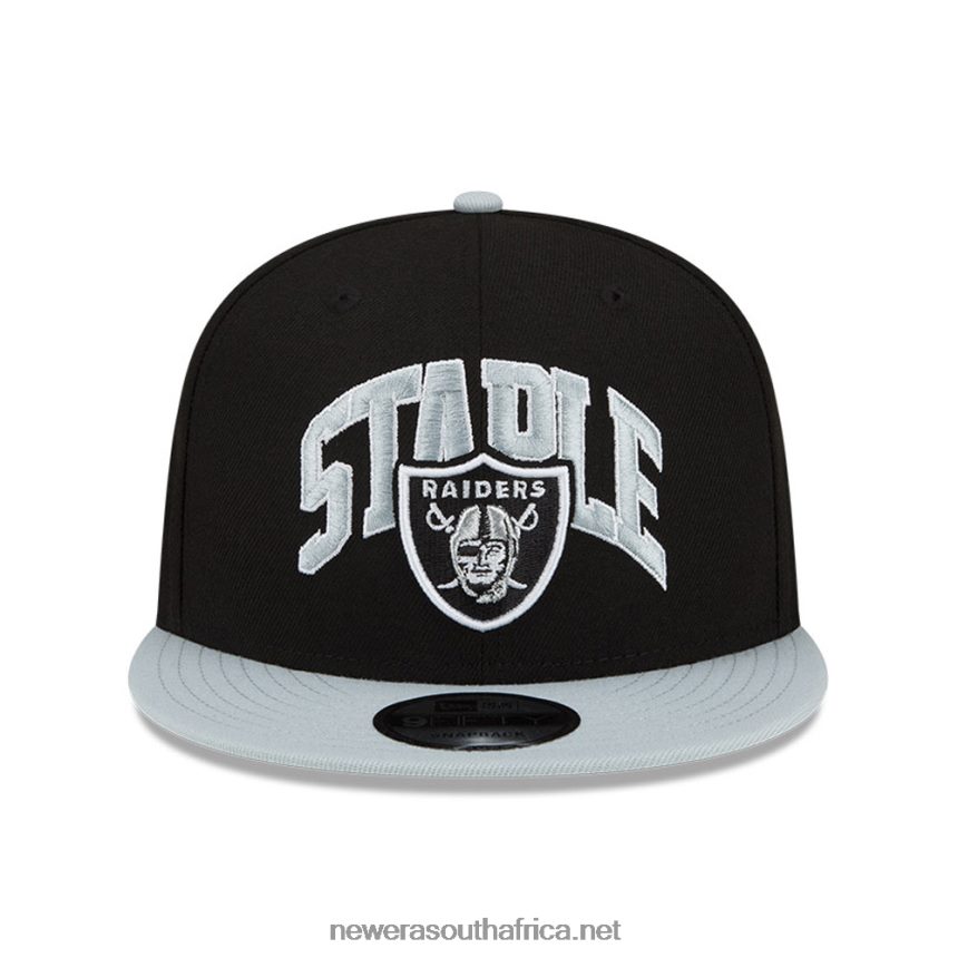 Las Vegas Raiders x Staple Black 9FIFTY Snapback Cap New Era TRBRBN2014