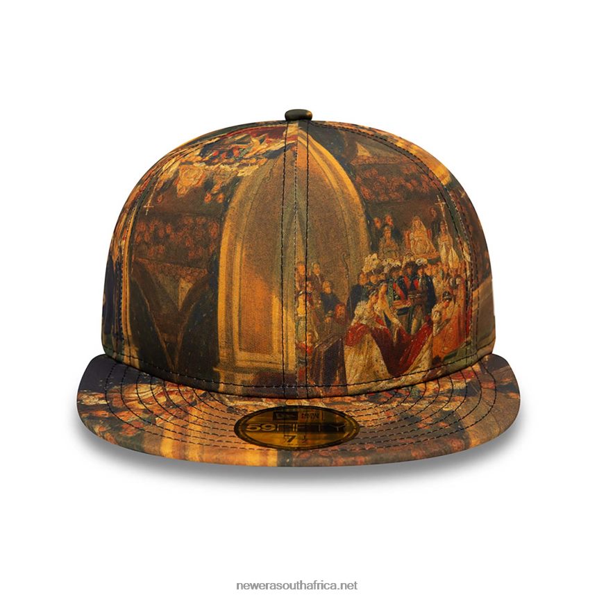 Le Louvre All Over Print Brown 59FIFTY Fitted Cap New Era TRBRBN800