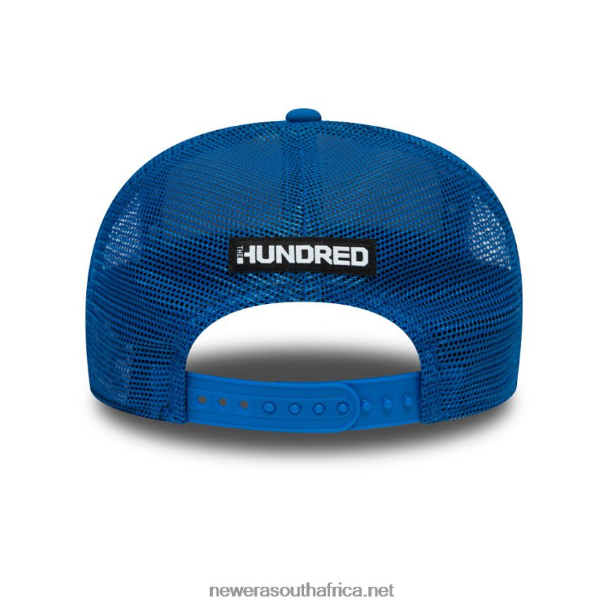 London Spirit The Hundred Blue 9FIFTY Stretch Snap Cap New Era TRBRBN2108