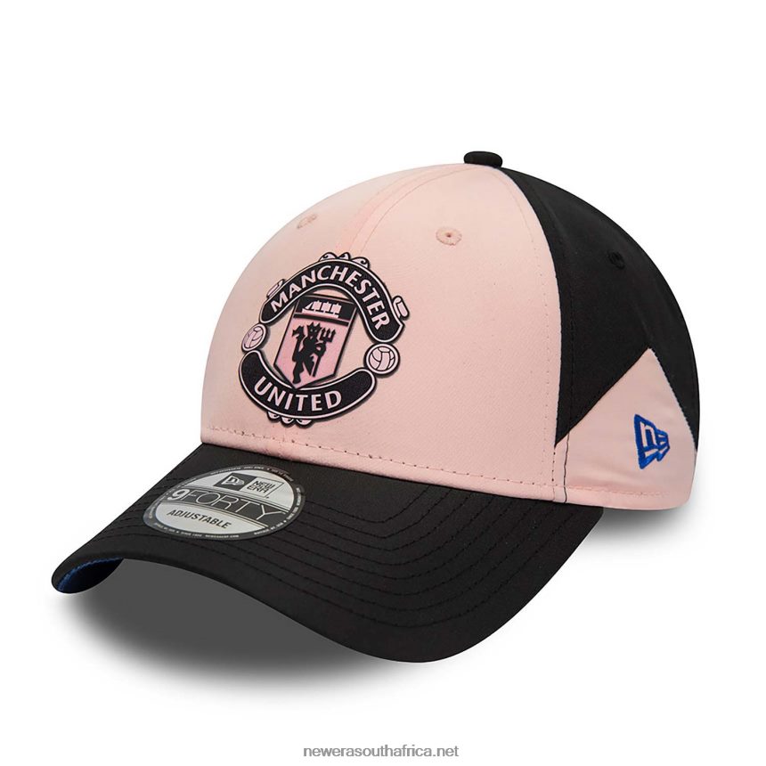 Manchester United FC Poly Pastel Pink 9FORTY Adjustable Cap New Era TRBRBN1732
