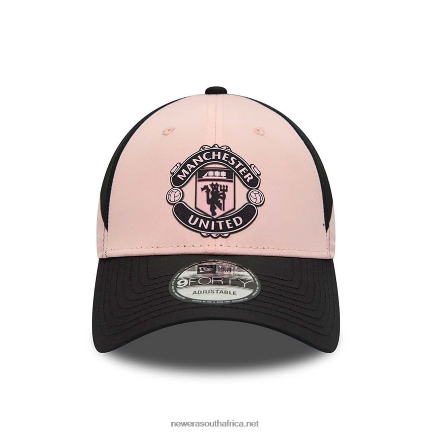 Manchester United FC Poly Pastel Pink 9FORTY Adjustable Cap New Era TRBRBN1732