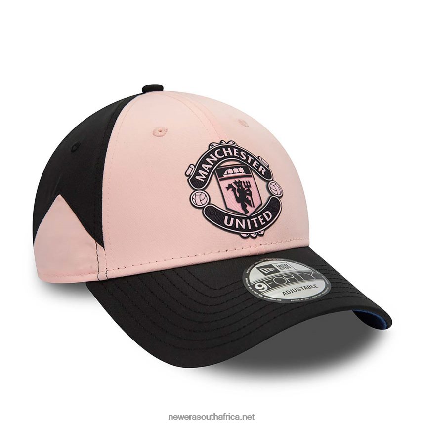 Manchester United FC Poly Pastel Pink 9FORTY Adjustable Cap New Era TRBRBN1732