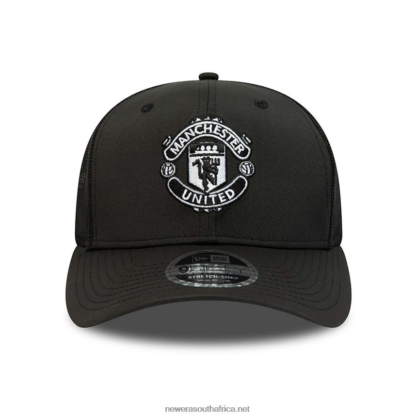 Manchester United FC Tonal Black 9FIFTY Stretch-Snap Cap New Era TRBRBN2006