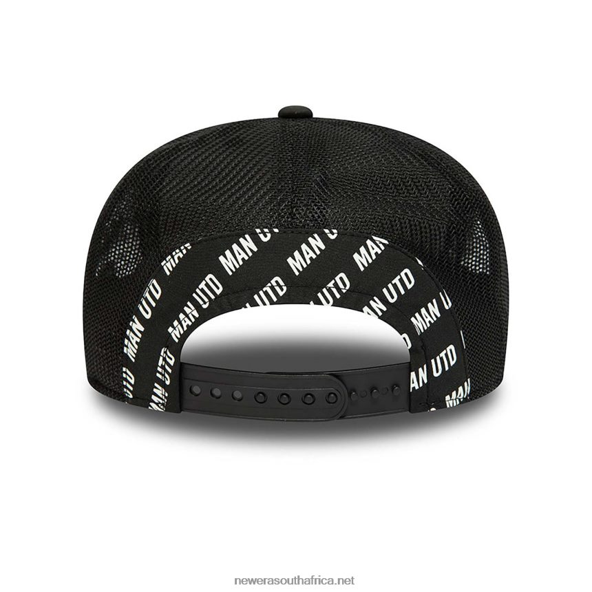 Manchester United FC Tonal Black 9FIFTY Stretch-Snap Cap New Era TRBRBN2006