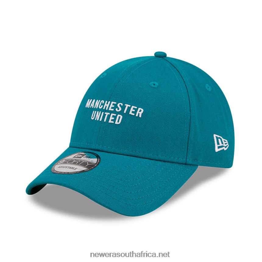 Manchester United Seasonal Turquoise 9FORTY Adjustable Cap New Era TRBRBN1448