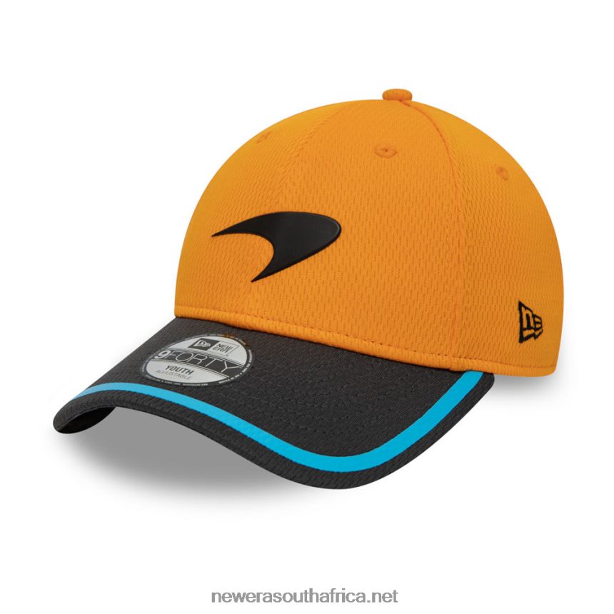 McLaren Logo Kids Orange 9FORTY Adjustable Cap New Era TRBRBN1582